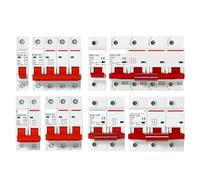 Interruptor Automático Disyuntor mini MCB tipo C, 1P, 2P, 3P, 4P, DZ47, 3A-125A, CA, 230V, 400V, protector de sobrecarga, montaje en riel DIN, capacidad de corte(4P,50A)