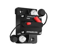 Interruptor Automático En Línea Impermeable Para Audio De Coche - Recuperación Automática De 150 A, Inversor Portafusibles De Recuperación Manual Para Protección Del Inversor Solar Para Embarque