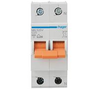 Interruptor magnetotermico para vivienda Hager MN525V 1P+N 25A CURVA-C
