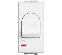 Interruptor automático magnetotérmico16A 1 módBTICINO LivinglightN4301/16 Blanco