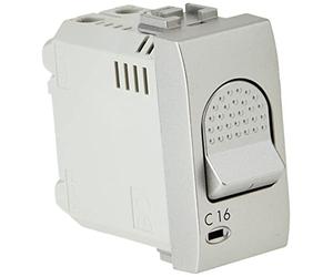 Interruptor automático magnetotérmico16A 1 módBTICINO LivinglightNT4301/16 Tech