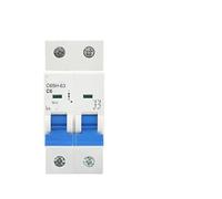 Interruptor automático mini CC de 2 polos, 6 kA, serie C65H-63, 500 V, 6 A, 10 A, 16 A, 20 A, 25 A, 32 A, 40 A, 50 A, 63 A(25A)