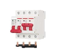 Interruptor Automático Mini disyuntor protector de batería for automóvil, DC 12 V, 24 V, 48 V, DC MCB, DZ47, interruptor de protección de polo positivo y negativo de CC(1P,63A)