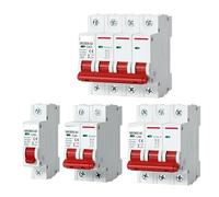 Interruptor Automático Mini disyuntor solar MCB de 1P, 2P, 3P, 4P, CC, 1000 V, protección contra sobrecarga, 3 A-63 A, CC, 1000 V, fotovoltaico(1P,20A)