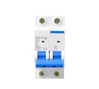 interruptor automático NXB-63 2P AC MCB C Curva 400V 10A 16A 20A 25A 32A 40A 63A Disyuntor(125A)