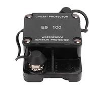 Interruptor Automático para Circuito, 32V 100A IP67 Impermeable, Terminal 1 / 4in Acero Inoxidable - Resistente al Agua y Polvo, Protección Marina y Vehicular