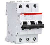 Interruptor Automático ABB 2CDS253001R0104 S203-C10 10 A, 400 V, 3P Nuevo