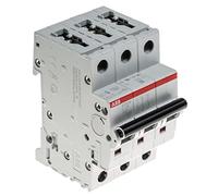 Interruptor automático S203M-C25, 3P, curva tipo C, 25 A, capacidad de corte máxima de 10 kA a 400 VAC (Referencia: ABB 2CDS273001R0254)