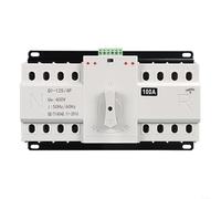 Interruptor automático trifásico de la transferencia del poder doble 2P 4P para el ATS con la transferencia rápida de la fuente de energía y diseño (4P100A)