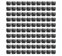 Interruptor Balancín para spst 10x15mm para Panel Electrico Interruptor(Black-100pcs)