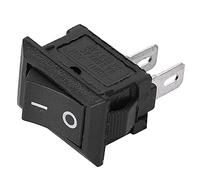 Interruptor Basculante 20 Unidades KCD11, Mini Interruptor de Palanca Encendido/Apagado, 2 Pines 2 Posiciones, Accesorios para Electrodomésticos Negro