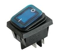 Interruptor basculante bipolar luminoso azul