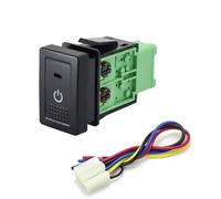 Interruptor Basculante Botonera Elevalunas 1 unidad de botón de interruptor de volante de estacionamiento LED BSM DRL apto para Suzuki SX4 Swift para Grand para Vitara 06-12 Auto(Power Supply)