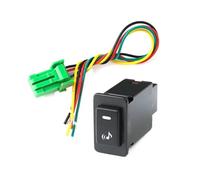 Interruptor Basculante Botonera Elevalunas 1 unidad DRL LED espejo de estacionamiento calefacción antiniebla interruptor botón apto para Nissan Patrol Y60(Music)