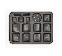 Interruptor Basculante Botonera Elevalunas 14 piezas de pegatinas de reparación para interruptores de ventana de coche, accesorios para Mercedes Benz C180, C200, C230, C250 (2008-2015)