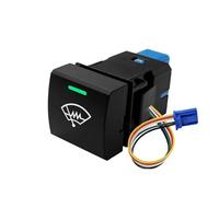 Interruptor Basculante Botonera Elevalunas Interruptor de botón, luz verde y blanca, luz antiniebla, bocina fija para garaje, tipo momentáneo, apto para Toyota para Camry(T-WINSHIELD HEATING)