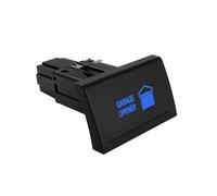 Interruptor Basculante Botonera Elevalunas Interruptor pulsador LED azul de 12 V, grabado con láser y cable, apto para Amarok, VW, caravanas horizontales, accesorios para coche.(Garage Opener)