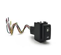 Interruptor Basculante Botonera Elevalunas Tapa del tanque de combustible del coche, interruptor de apertura del tanque de gasolina, botón pulsador, compatible con accesorios Nissan Patrol Y62