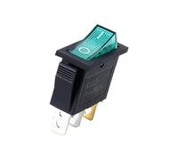 Interruptor basculante de 5 piezas, KCD3 ON-OFF ON-OFF-ON 2 posiciones 3 pines 16A 250V / 20A 125V AC/9(3PIN M Blue)