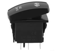 Interruptor basculante de 5 pines retroiluminado LED nominal para 12 V, 20 A y 24 V 10 A, uso en ATV, UTV, SUV, barco y configuraciones de iluminación todoterreno (luz oblicua)