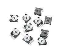 Interruptor basculante de detección de movimiento de oscilación con límite de 10 piezas, color negro, 5 pies, reinicio a izquierda y derecha