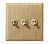 Interruptor basculante de latón vintage con características hechas a mano, funcionamiento seguro y fiable y añade una estética única a las configuraciones de iluminación interior (3)