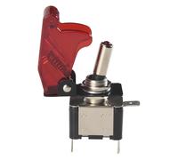 Interruptor basculante de palanca SPST de 12 V y 20 A para cubierta de coche y camión, con luz LED, control de encendido y apagado de 2 pines