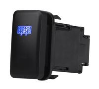 Interruptor basculante del coche Interruptor de luz LED de encendido/apagado 12V LED azul Automático del coche Encendido Interruptor de palanca basculante(BARRA DE ILUMINACIÓN LED)