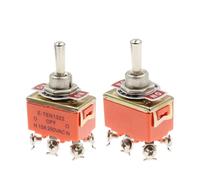 Interruptor basculante E-TEN1322 de 6 pines, 3 posiciones, doble polo, doble tiro, fuente de alimentación, 15 A, 250 V CC.(E-TEN1322)