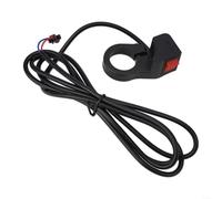 Interruptor basculante hacia adelante hacia atrás para bicicleta eléctrica | Lámpara de cabeza con interruptor basculante de manillar de 22,5 mm para cambiar cuidadosamente diseñada para proporcionar un