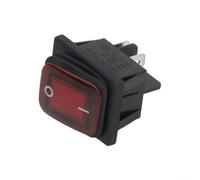 Interruptor basculante iluminado rectangular 20A DPST rojo verde luz indicadora IP67 compatible con HVAC y paneles de control de bomba