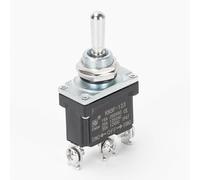 Interruptor basculante impermeable IP67 AC/DC momentáneo (ON)-OFF (EN) no encaja, 15 A 250 VAC, 30 A 12 V CC