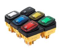 Interruptor basculante impermeable IP67 DPST 4 pines 30A/250V