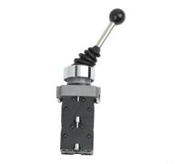 Interruptor basculante industrial XD2-PA24 de 4 vías, 22 mm, carcasa de metal, 600 V, 10 A, para instrumentos de ingeniería mecánica (XD2-PA14)
