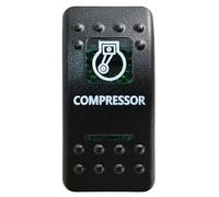 Interruptor Basculante Interruptor basculante para barra de luces LED SPST de 5 pines/DPDT de 7 pines para coche, barco, caravana, repuestos Carling ARB IP68 Pulsador Momentáneo (Compressor)