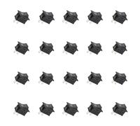 Interruptor Basculante KCD1-101 De 2 Pines, 6 A, 250 V, 10 A, 125 V, For Coche, Barco, Encendido/apagado, Color Negro, 15 X 21 Mm, 20/50 Unidades