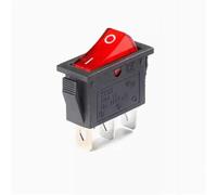 Interruptor basculante KCD3 16 A 250 V CA/20 A 125 V CA 2/3 ON/OFF ON-OFF-ON 5 piezas(Red 3P2T)
