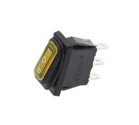 Interruptor basculante KCD3 ON-OFF-ON de 3 pines y 3 posiciones, 15 A 250 V CA/20 A 125 V CA(3D3P-Yellow)