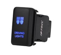 Interruptor basculante para automóvil de 12 V LED Auto para automóvil Encendido del interruptor basculante basculante para Landcruiser ， Azul(SPOT LIGHTS)