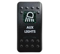 Interruptor basculante para barra de luces LED SPST de 5 pines/DPDT de 7 pines para coche, barco, caravana, repuestos Carling ARB IP68(Aux Lights)