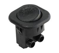 Interruptor basculante redondo de empotrar (Negro)