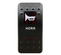 Interruptor basculante rojo SPST 5P ON/OFF y DPDT 7P ON/OFF ON. Apto para coche, barco, IP66. NARVA Carling, estilo ARB. Repuestos para automóviles.(Horn-(ON) OFF)