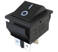 Interruptor bipolar ON-OFF 15A - Negro