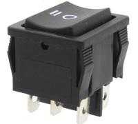 Interruptor bipolar ON-OFF-ON 6A / 250VAC
