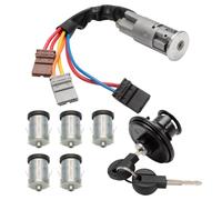 Interruptor Bloqueo Arranque Kit Interruptor De Barril Cerraduras Puerta De Cilindro De Cerradura De Encendido Compatible Con Citroen Para Jumpy 1995-2006 4162F4 4162L9 4162S1 4162PA