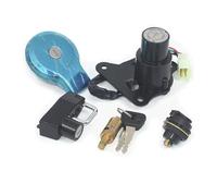 Interruptor Bloqueo Encendido para Virago XV 125 250 240 535 ZY125-2 Interruptor Encendido Tapa Combustible Gasolina Bloqueo Dirección Asiento Bloqueo Casco