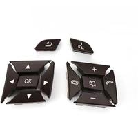 Interruptor Botones Control Volante Botón Control Menú Volante Para Benz C E A Para GLK Para CLS, W204, X204, W212, W218, W156, W176 Y W117(1 Pair Brown)