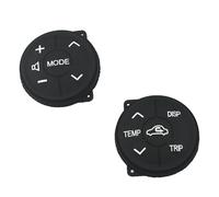 Interruptor Botones Volante 1 Par Cubiertas Botón Volante Multifunción Para Toyota Para Prius V (zvw 40) 2013 Para Prius Para Plus 2012-2015 Volante Multifunción