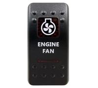 Interruptor Camión Interruptor basculante rojo SPST 5P ON/OFF y DPDT 7P ON/OFF ON. Apto para coche, barco, IP66. NARVA Carling, estilo ARB. Repuestos para automóviles.(Engine Fan)