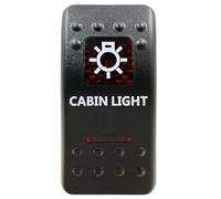 Interruptor Camión Interruptor basculante rojo SPST 5P ON/OFF y DPDT 7P ON/OFF ON. Apto para coche, barco, IP66. NARVA Carling, estilo ARB. Repuestos para automóviles.(Cabin Light)